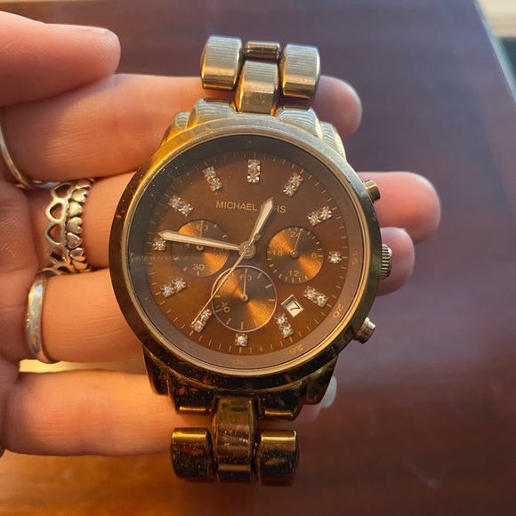 Bronze Michael Kors Watch - Picture 2 of 3